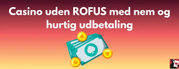 Find de bedste casino uden rofus med Trustly